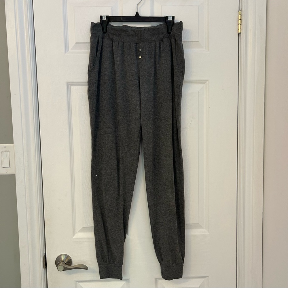 Danskin Gray Sweatpants with Tapered Cuffs
